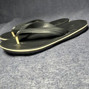 Crocs Men's Black Flip Flops Sandals‎ Comfortable Lightweight Casual Summer